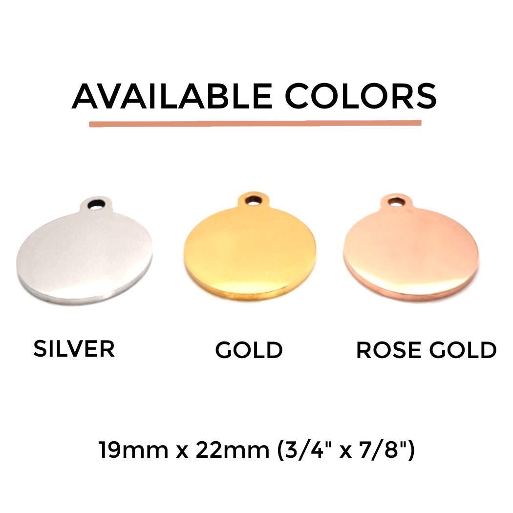 Mind Over Matter Charms Custom Engraved Charms Personalized Stainless Steel Jewelry Inspirational Charms BULK Options WK331